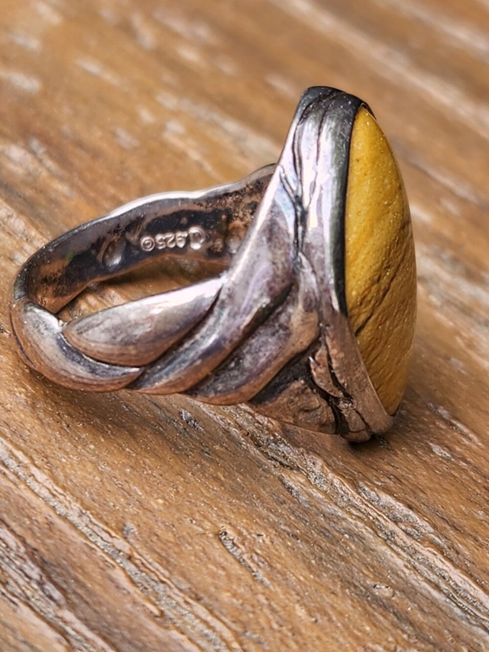 Carolyn Pollack Sterling Silver JASPER RING, size 8 - Picture 13 of 15